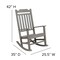 Flash Furniture Winston All-Weather Rocking Chair in Gray Faux Wood, PK2 2-JJ-C14703-GY-GG - alternate 10